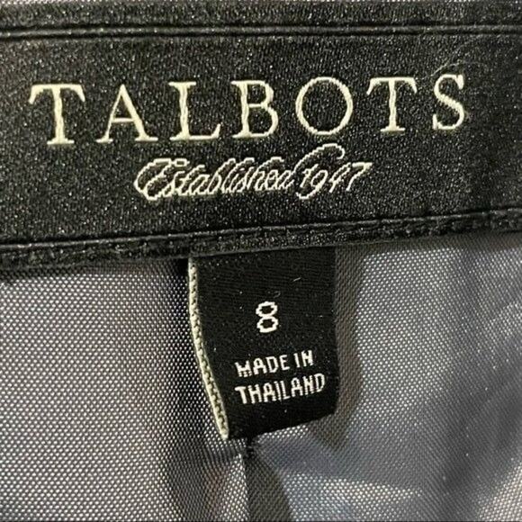Talbots · Size 8 · Wool Alpaca Blend · Buffalo Plaid Jacket · Zip Front · Gray - Picture 10 of 12